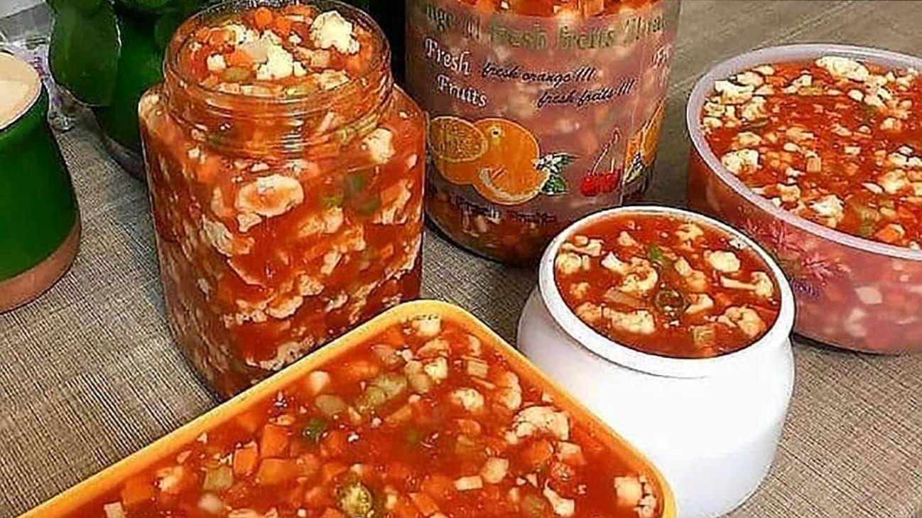 این ترشی زمستونی رو از دست نده! | طرز تهیه ترشی گوجه