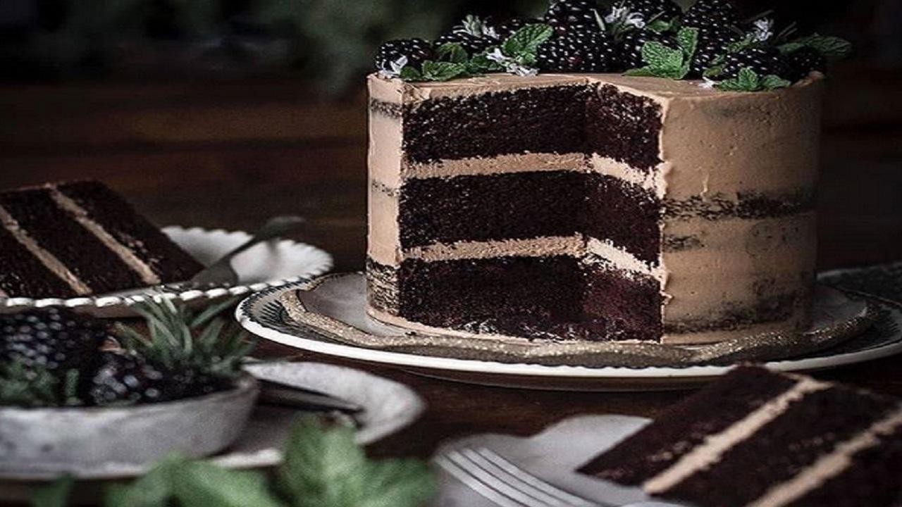 کیک شیفون شکلاتی رو به روش قنادی ها درست کن + طرز تهیه