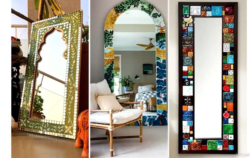 با سلیقه ها از مدل آینه دیواری سنتی کلاسیک برای چیدمان خونه استفاده میکنن! + عکس