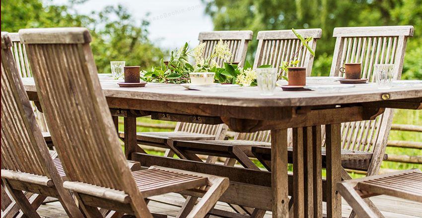 با این مدل میز و صندلی به تراس و حیاط خونه صفا بده + عکس