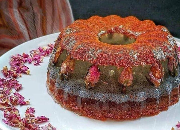 با خاکشیر و تخم شربتی؛ ژله درست کن، مجلسی و پرخاصیت + طرز تهیه