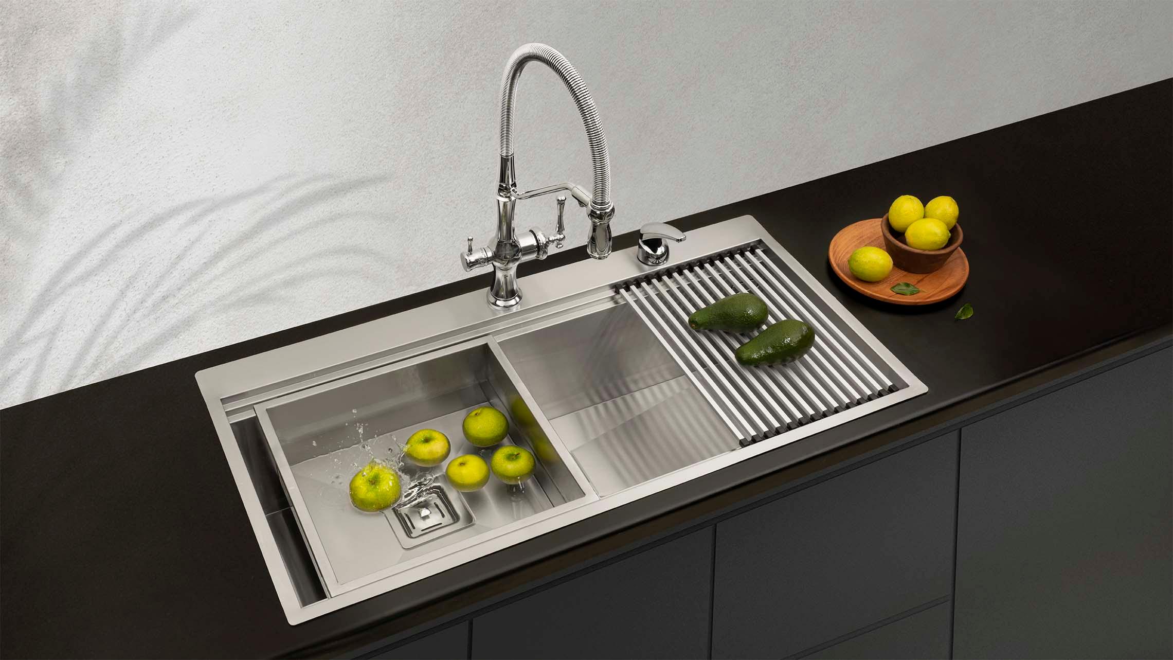 10 مدل از جدیدترین سینک ظرفشویی ترند دکوراسیون آشپزخانه ۲۰۲۴ + عکس