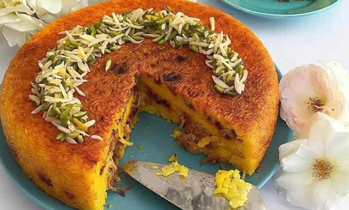 ته چین هویج؛ غذای شیک و مجلسی | طرز تهیه لذیذترین پلو؛ مخصوص مهمانی ها