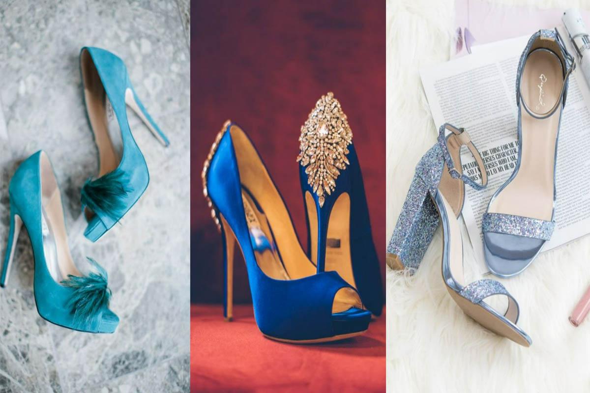 کفش مجلسی آبی؛ مدل های خاص برای خانم های سخت پسند! + عکس
