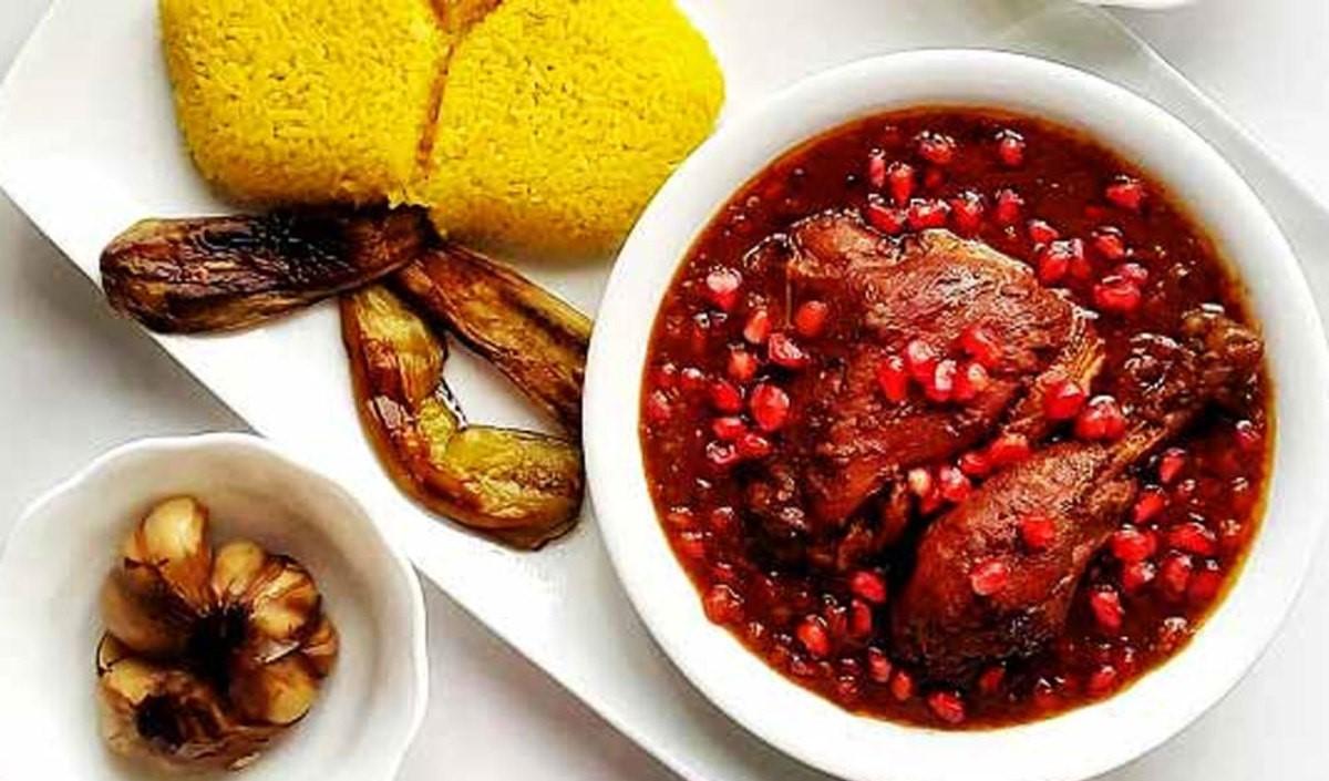 طرز تهیه مرغ ناردونی