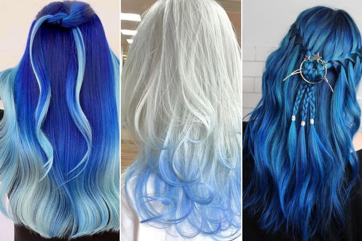 با این مدل رنگ موهای آبی فانتزی، منحصر به فرد باشید! + عکس
