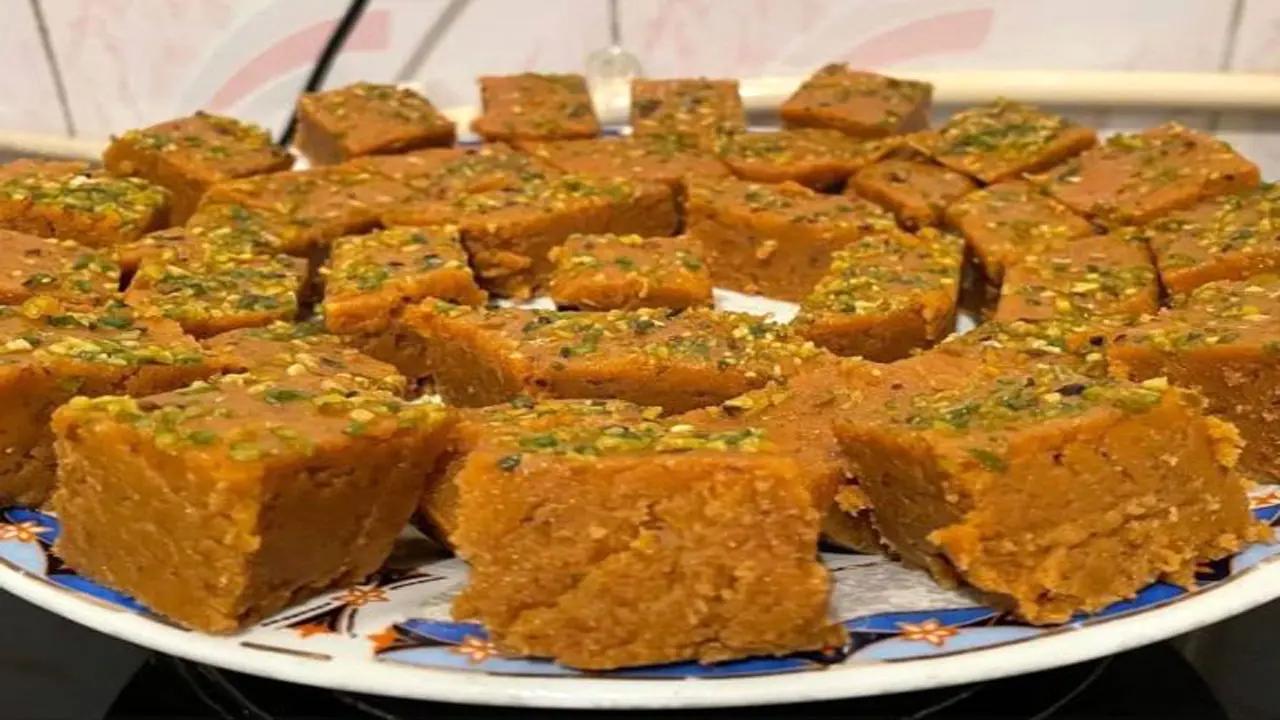 حلوای سنگی اصل گیلان رو بدون روغن و با 3 قلم مواد درست کن + طرز تهیه