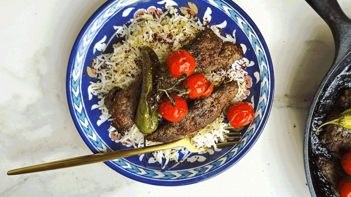 شام امشب: کباب تابه ای با سنگدان مرغ چرخ کرده + طرز تهیه